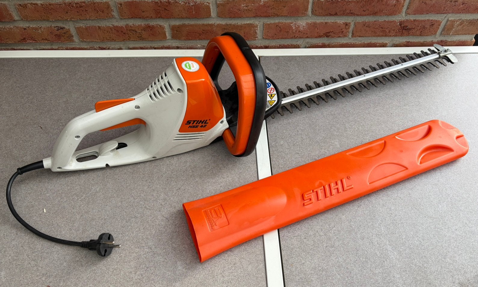 Stihl HSE 42 elektrische heggenschaar, Ophalen, Gebruikt, Elektrisch, Stihl