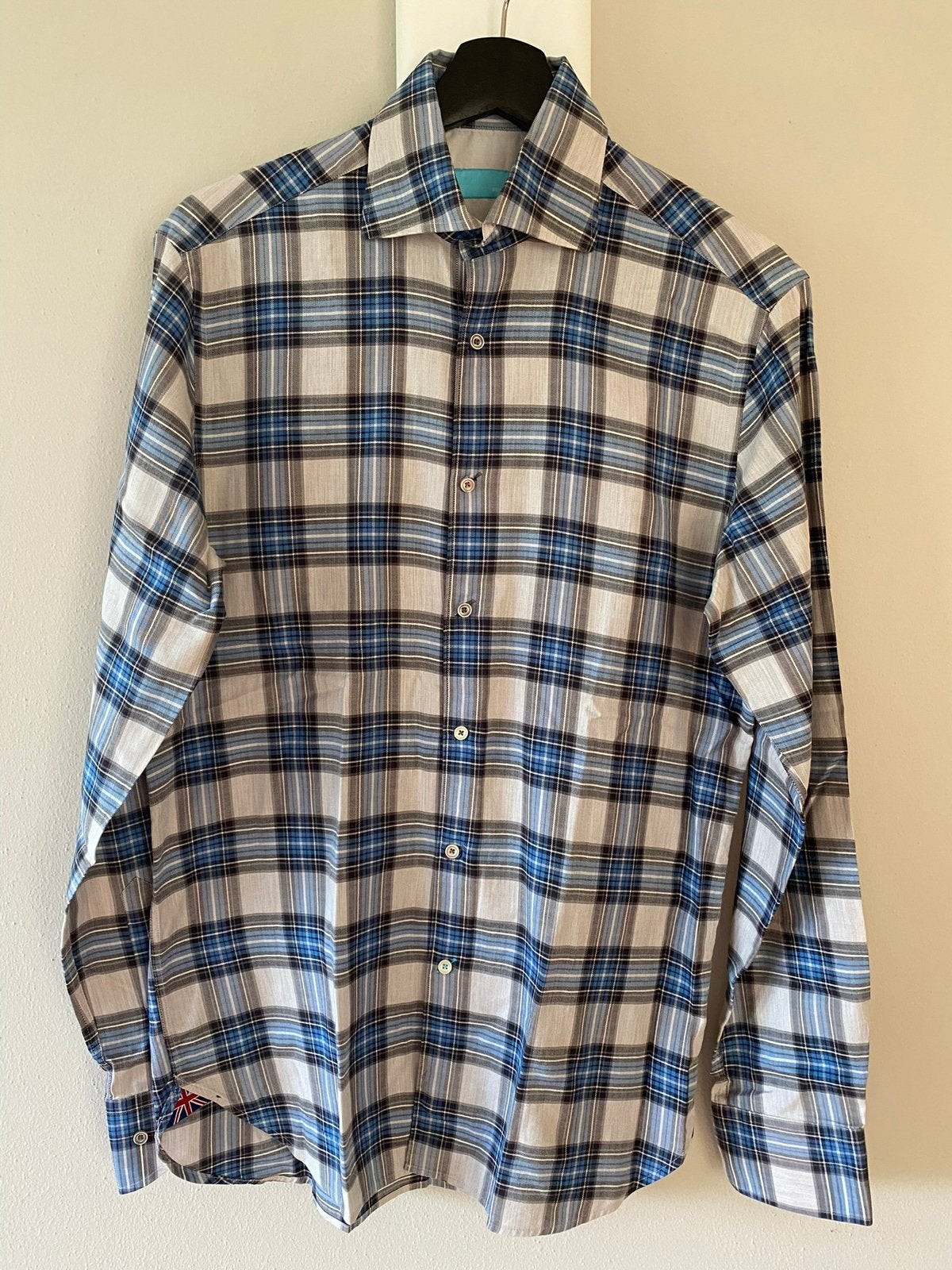 Blouse Blue Industry 39, Kleding | Heren, Ophalen of Verzenden, Zo goed als nieuw, Blauw, Halswijdte 39/40 (M)