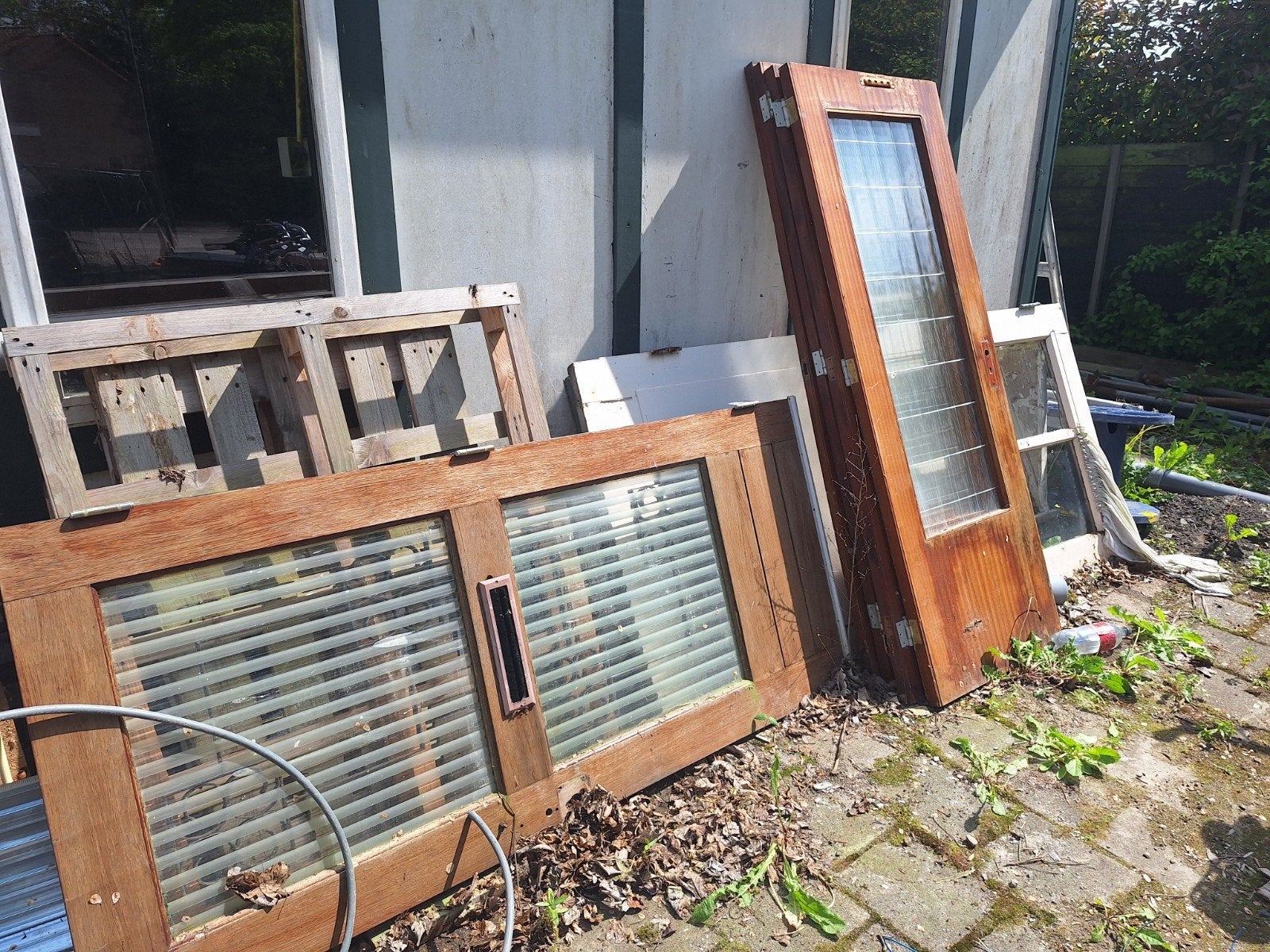 Oude deuren, Gebruikt, Overige typen, Hout, Ophalen