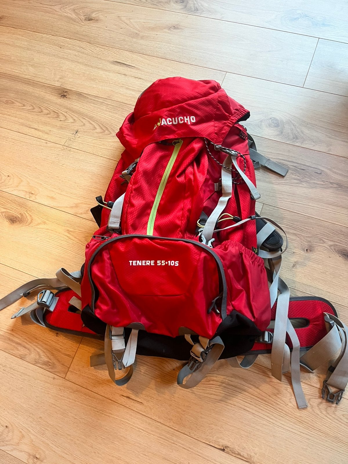 Ayacucho tenere backpack 55 + 10 liter damesmodel, 40 cm of meer, Zo goed als nieuw, Trekking, 60 cm of meer