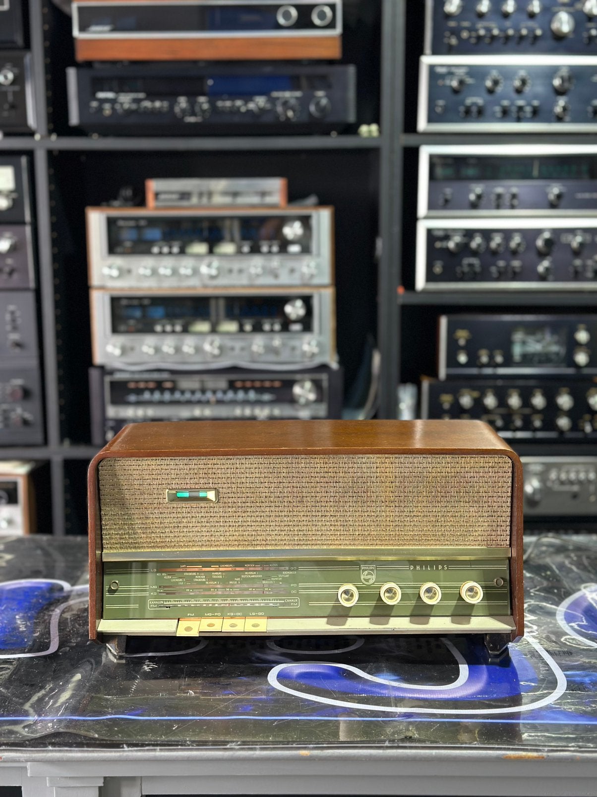 Philips B3X02A tube radio, Gebruikt, Philips, Overige typen, Ophalen of Verzenden