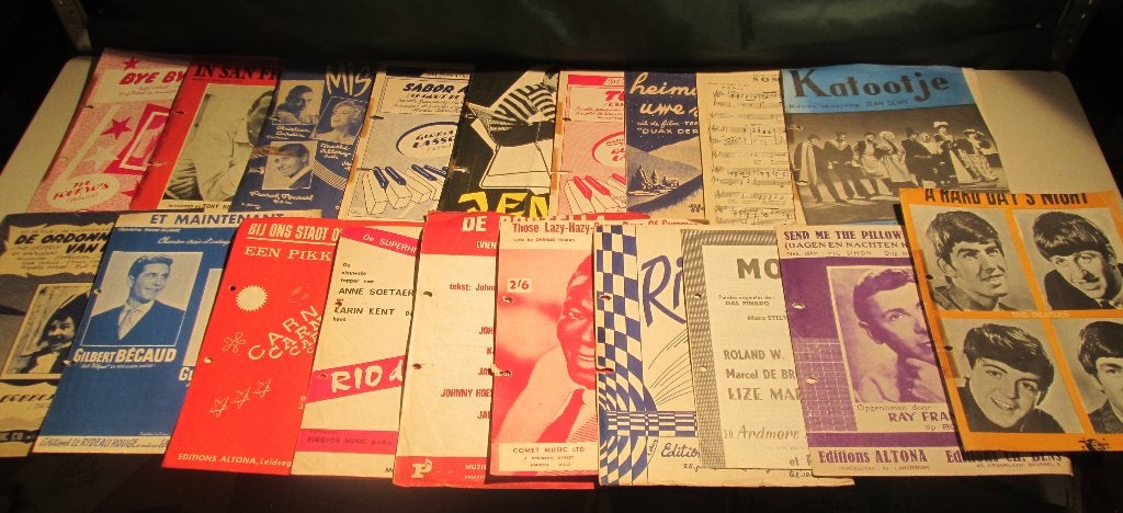 19 Oude Partituren / Bladmuziek, Ophalen of Verzenden, Gebruikt, Artiest of Componist, Klassiek