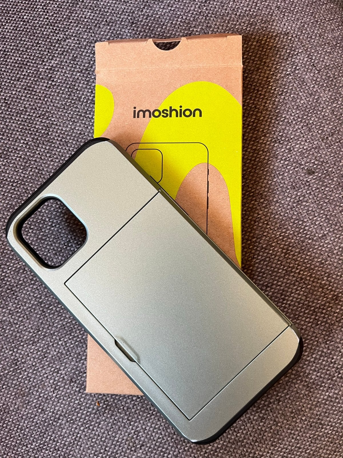 Imoshion iPhone 12 Pro Max Hoesje met Pasjeshouder, Overige merken, Hoesje of Tasje, Ophalen of Verzenden, Zo goed als nieuw
