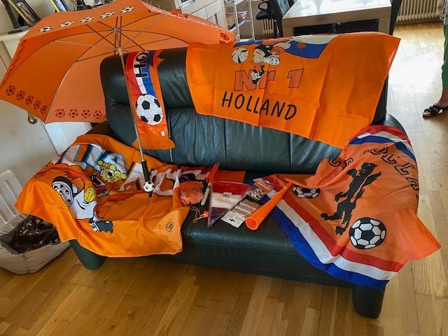 oranje voetbal spullen zie foto's, Ophalen of Verzenden, Zo goed als nieuw, Overige binnenlandse clubs, Overige typen