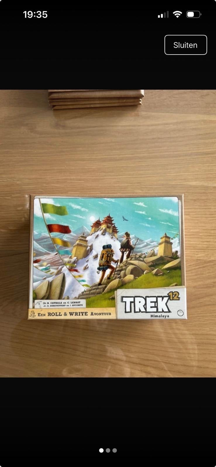 Trek 12: Himalaya - Roll & Write Avontuur, Een of twee spelers, Ophalen of Verzenden, Zo goed als nieuw