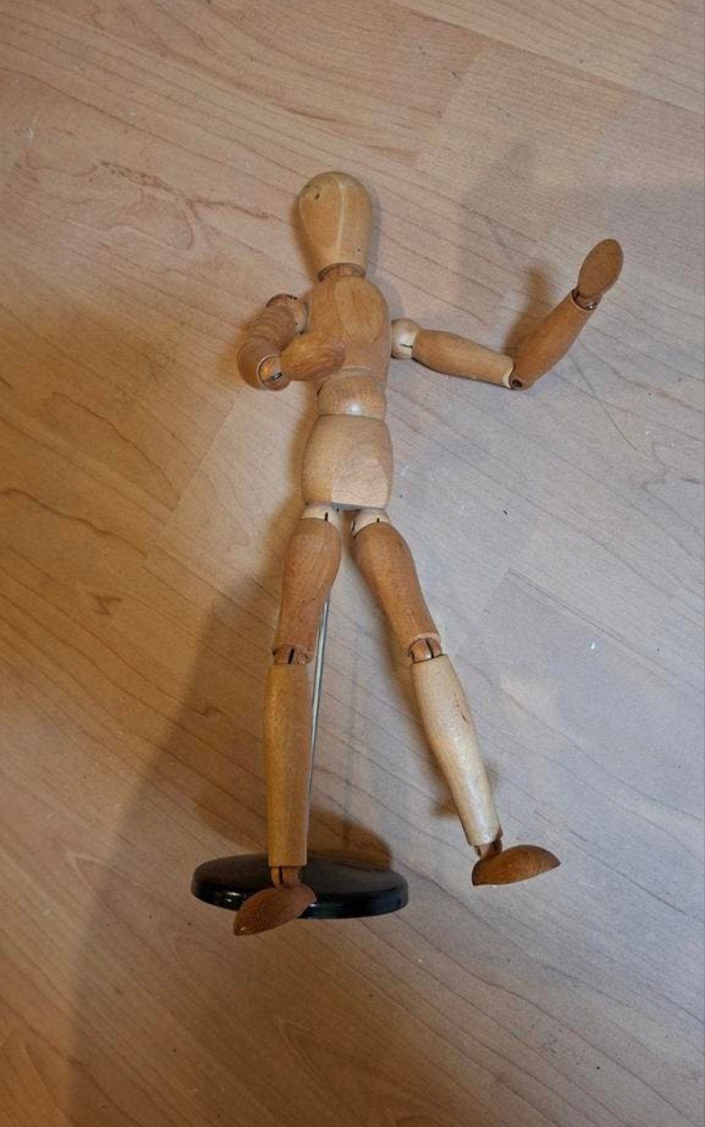 Zolderopruiming Houten ledenpop 30cm, Hobby en Vrije tijd, Tekenen, Ophalen of Verzenden, Overige typen