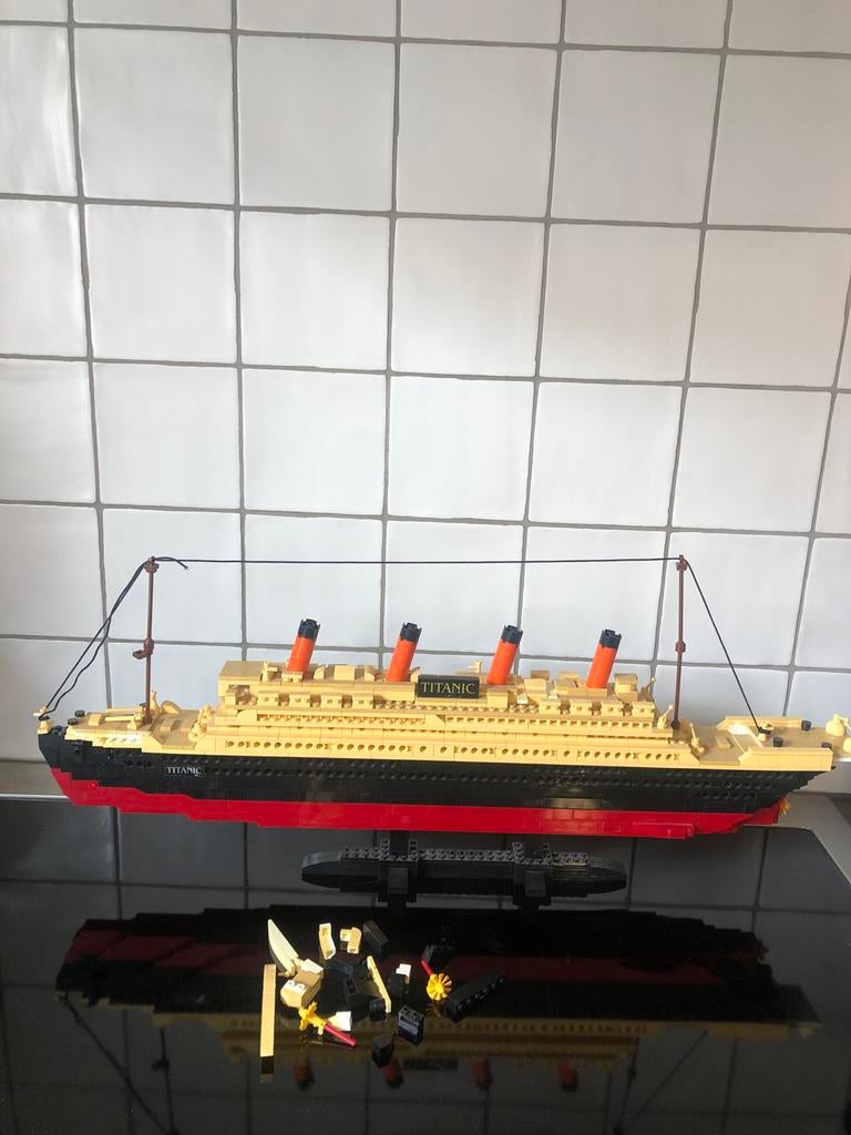 Titanic bouwmodel (m 38), Ophalen of Verzenden, Gebruikt, Overige merken