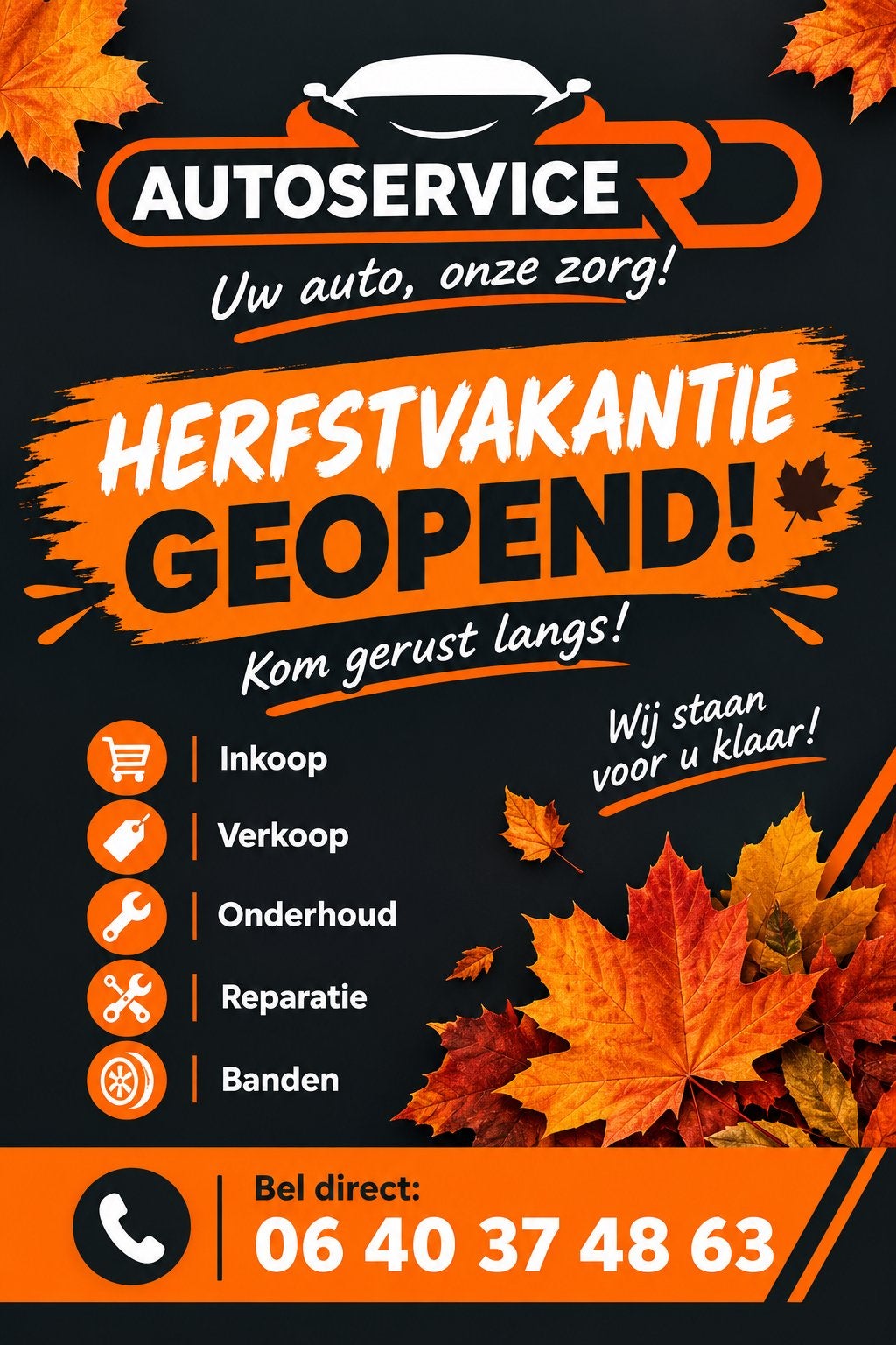 Automonteur|autogarage|reparatie|onderhoud, 24-uursservice, Apk-keuring