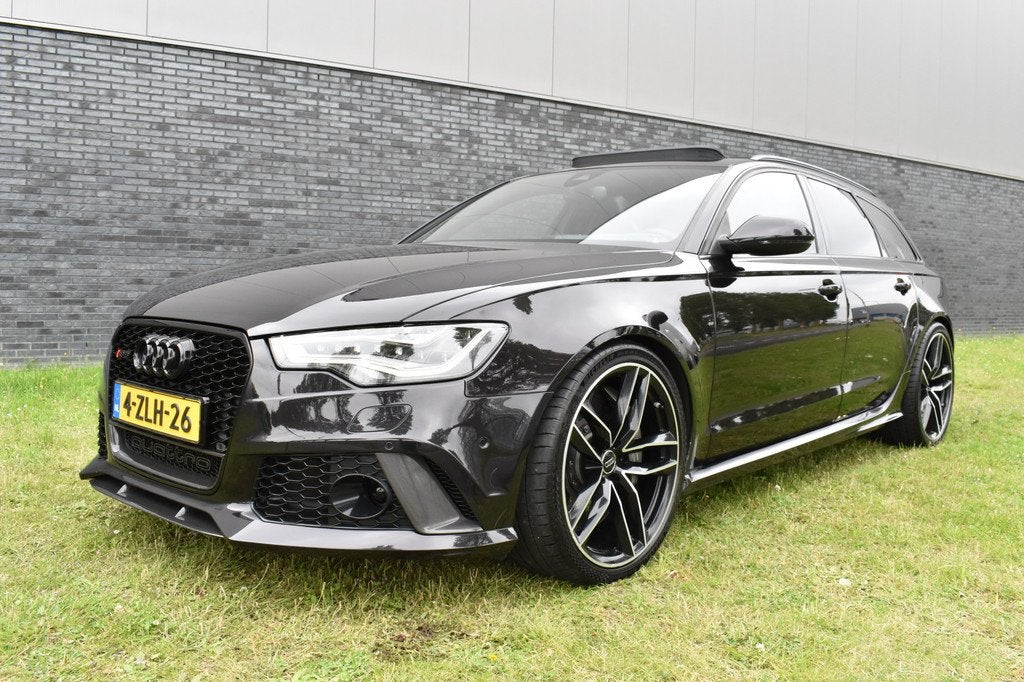Audi A6 Avant 4.0 TFSI RS 6 quattro Pro Line Plus Pano Soft-, Auto's, Audi, Automaat, Euro 5, Gebruikt, 4 stoelen