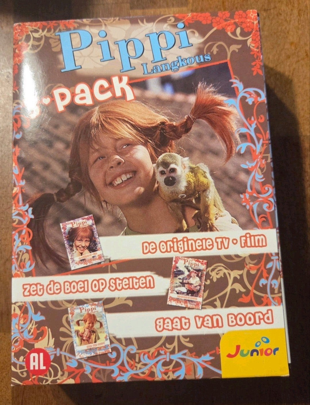 Pipi Langkous  - 3 DVD Boxset, Alle leeftijden, Zo goed als nieuw, Actie en Avontuur, Ophalen of Verzenden