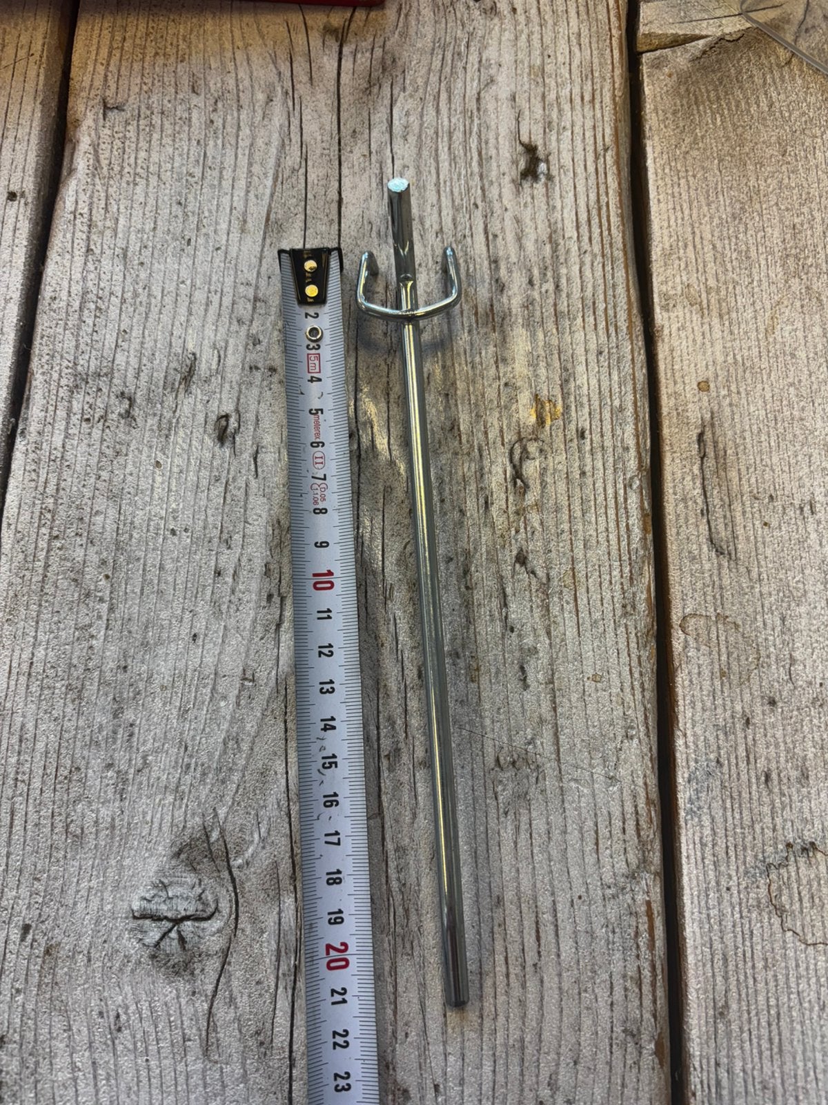 Metalen display haak 20cm, Ophalen, Zo goed als nieuw