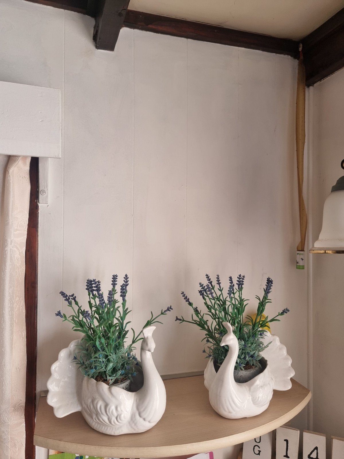 Vintage Zwanenstel - Decoratieve Bloempotten, Ophalen of Verzenden