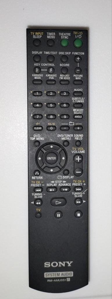 Sony RM-AMU051 Afstandsbediening voor Systeem Audio, Ophalen of Verzenden, Gebruikt, Origineel, Tv