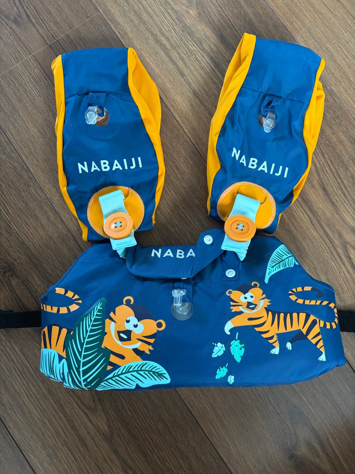 Nabaiji zwemvest met zwembandjes 15-30 kg, Ophalen of Verzenden, Zo goed als nieuw