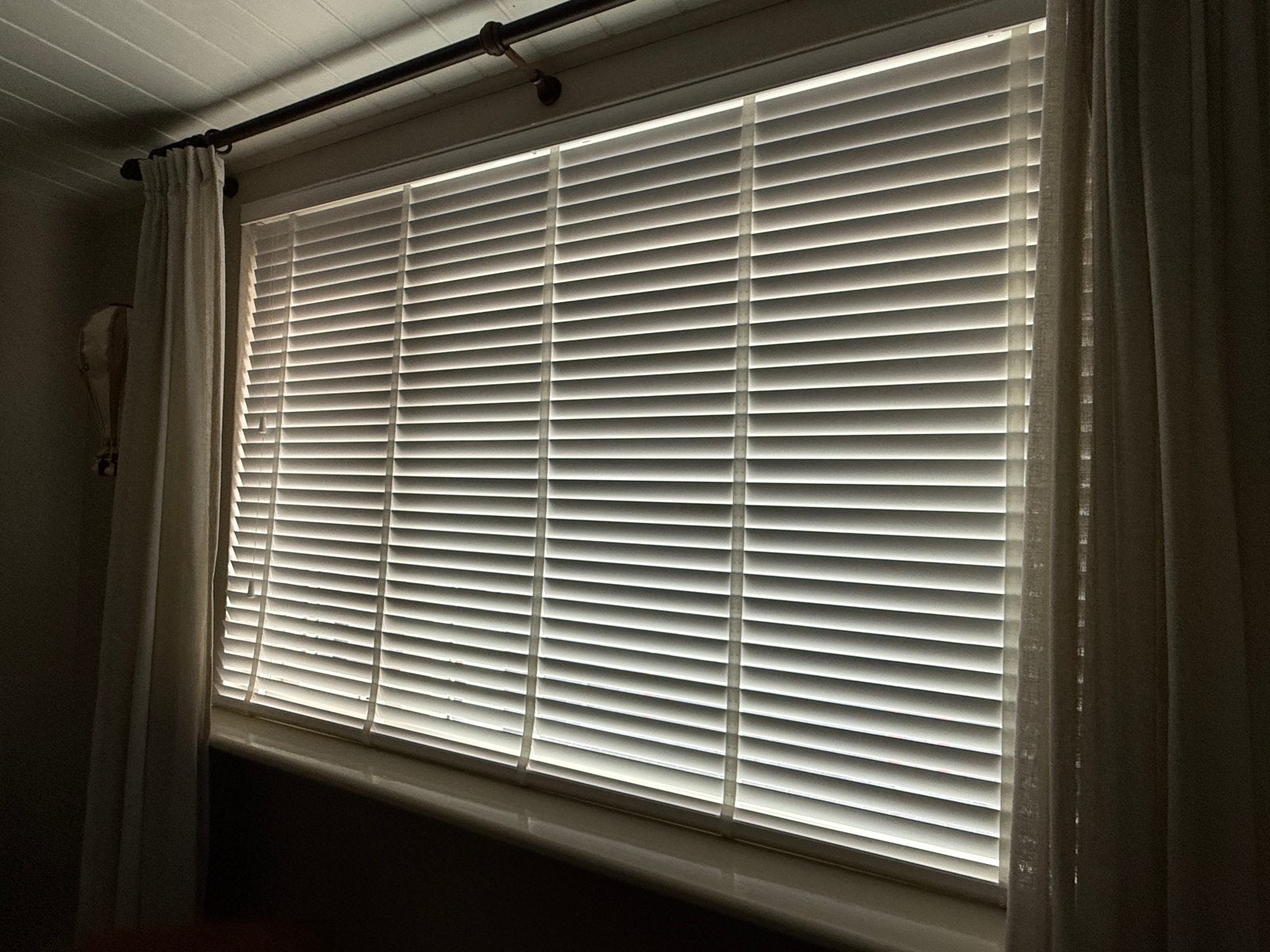 Luxaflex jaloezie wit - 2205x1500 mm, Ophalen, Jaloezie, Gebruikt, Wit