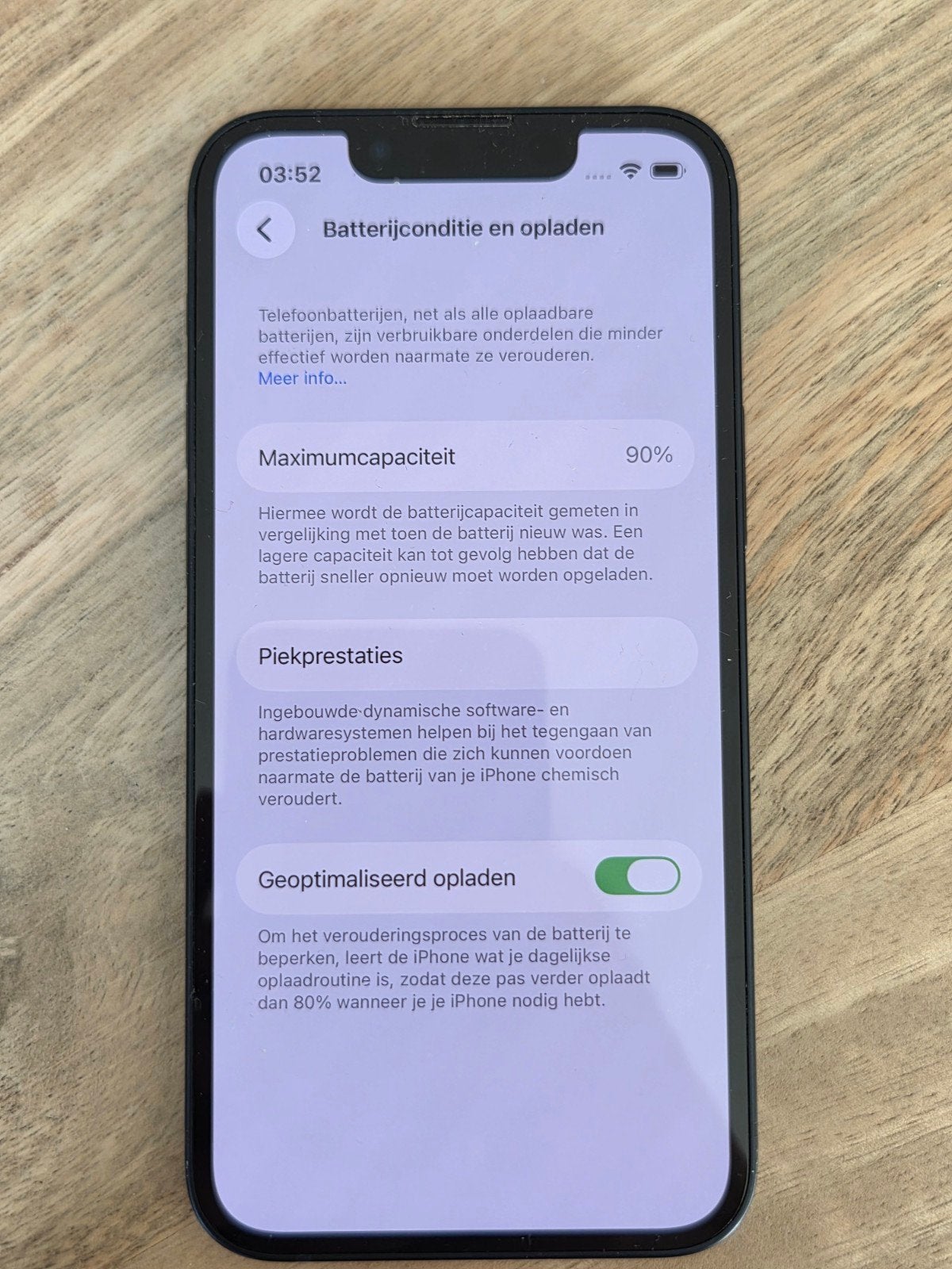 Foto 4 van iPhone 13 mini 128GB Midnight blauw/zwart