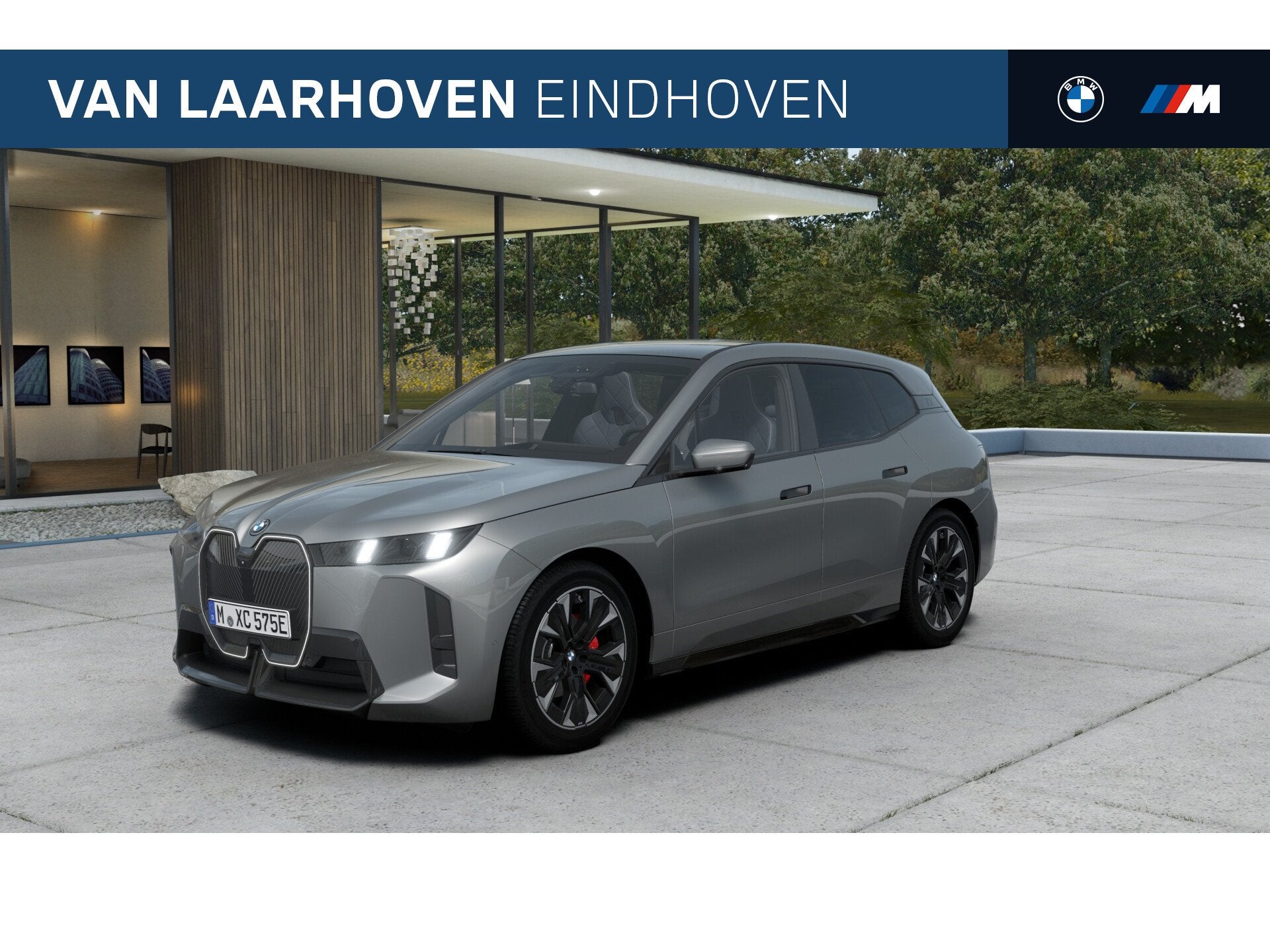 BMW iX xDrive60 M Sport / Panoramadak Sky Lounge / Trekhaak, Auto's, BMW, Automaat, LED verlichting, IX, Leder