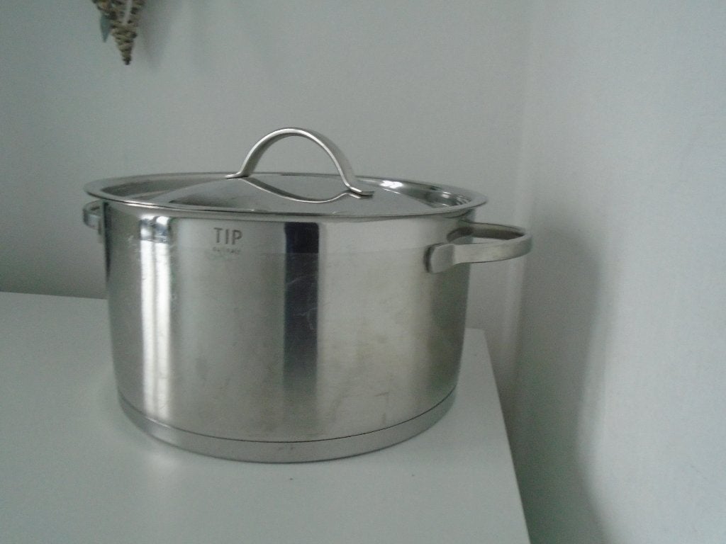 TIP Culinair Kookpan Soeppan RVS met deksel, Gebruikt, Met deksel, Ophalen of Verzenden, Rvs