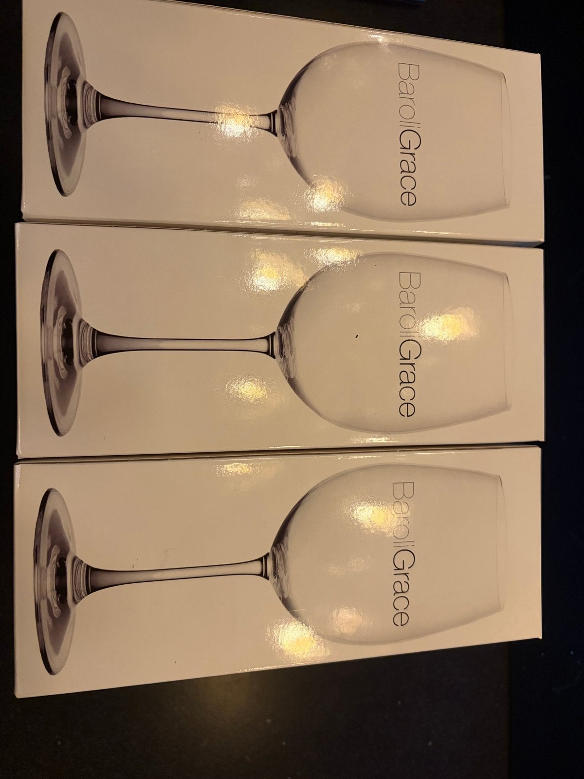 Barol Grace wijnglazen - Set van 6, Ophalen, Nieuw, Overige merken, Glas