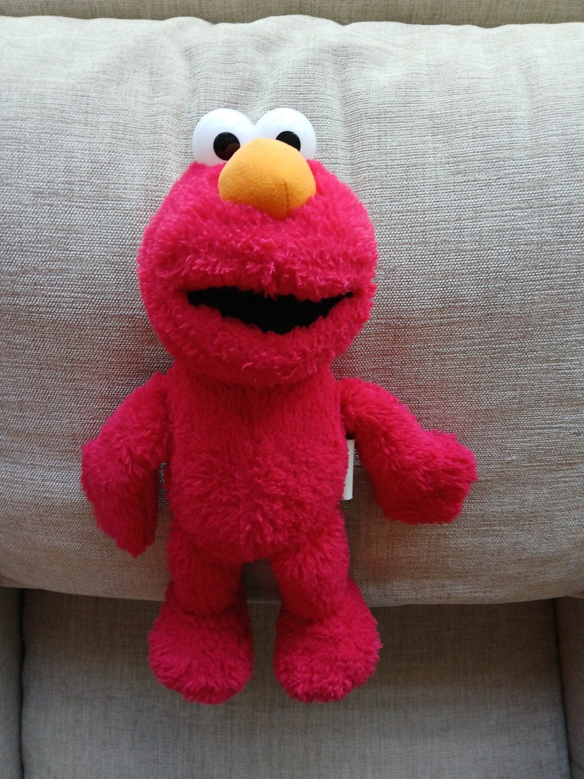 Sesamstraat Elmo knuffel 40 cm., Ophalen of Verzenden, Gebruikt, Overige typen, Middelgroot (20 tot 80 cm)