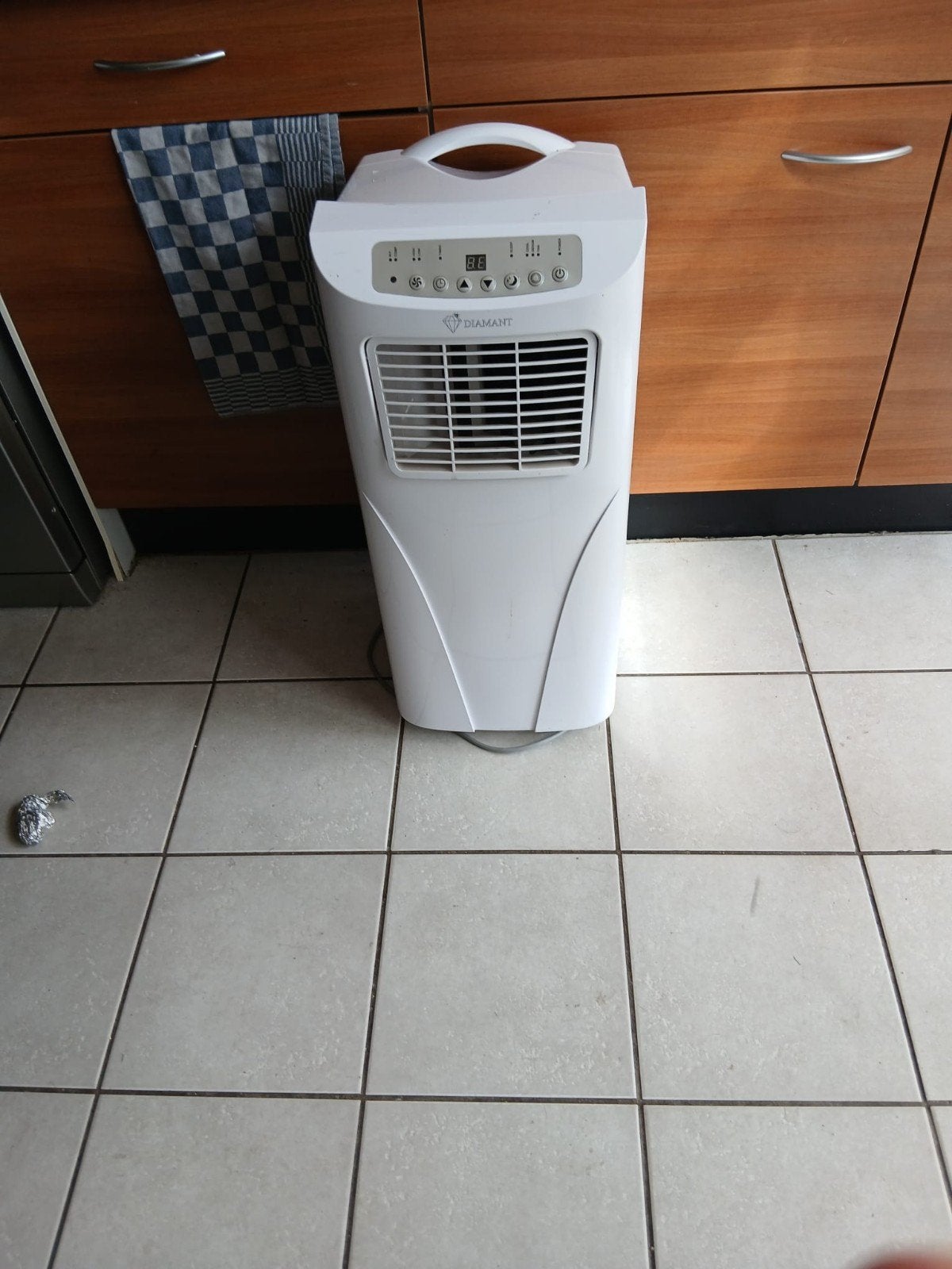 Mobiele airco met slang, Ophalen, Gebruikt, Minder dan 60 m³, 3 snelheden of meer