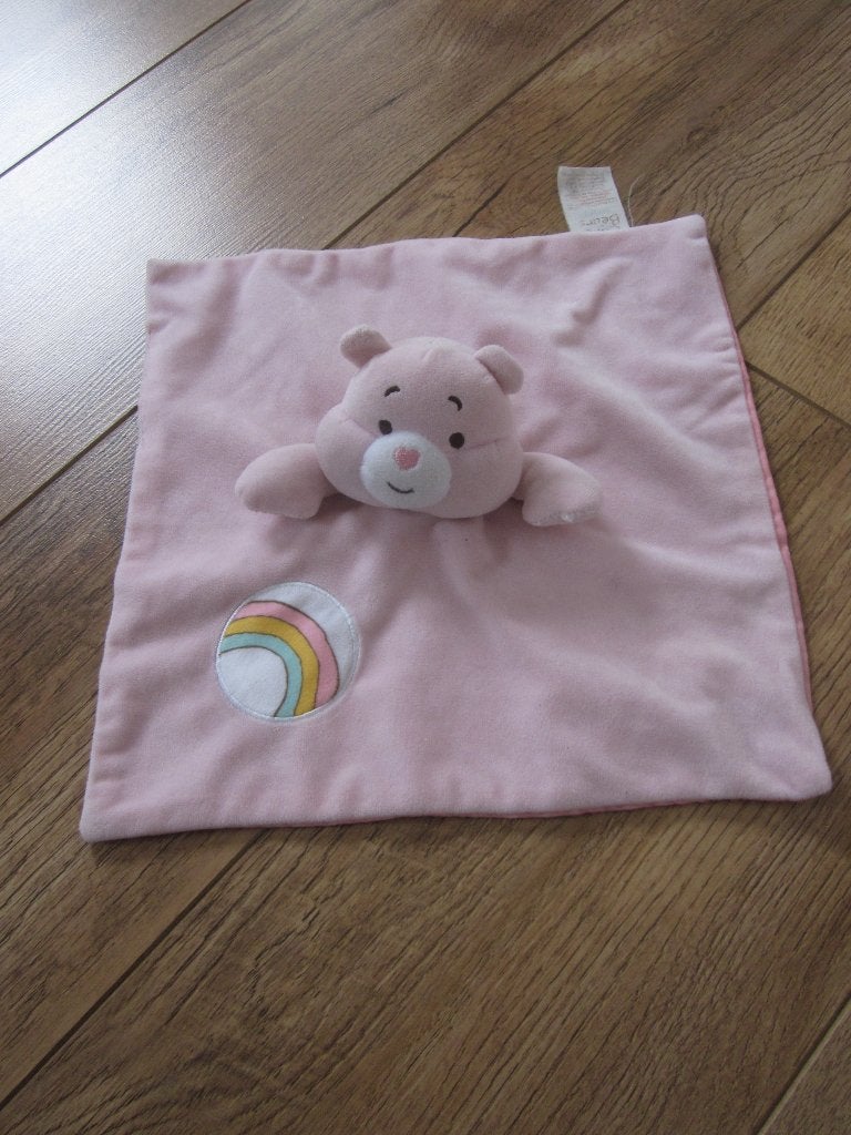 Care Bears baby roze 2x superzacht pluche beer knuffeldoek, Overige merken, Overige karakters, Beer, Ophalen of Verzenden