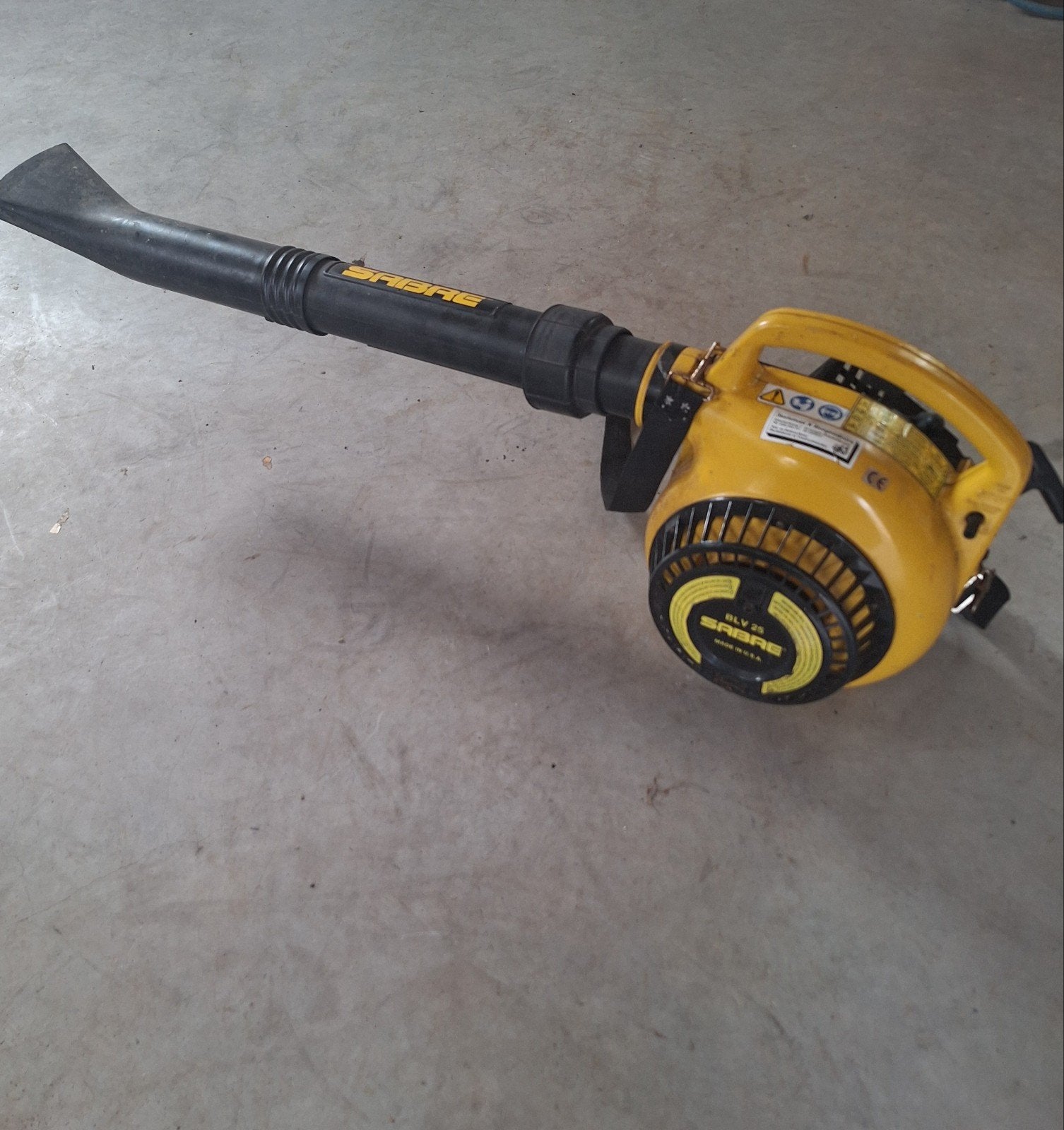 Sabre BLV 25 Benzine Bladblazer, Tuin en Terras, Bladblazers, Ophalen, Benzine, Gebruikt, Handgedragen