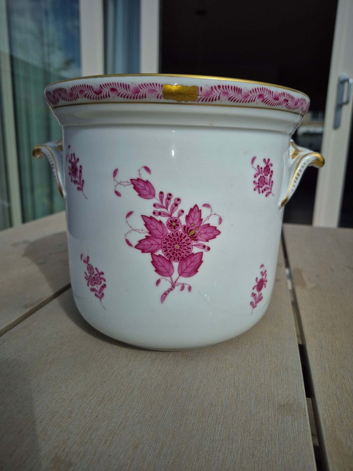 Herend Hongaarse handgeschilderde cachepot 7202/AP, Ophalen of Verzenden