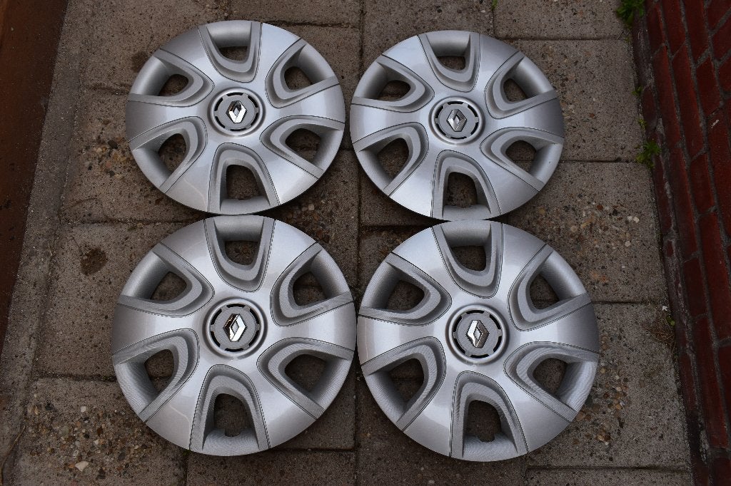 Set van 4 originele wieldoppen Renault Captur 16 inch, Auto diversen, Ophalen of Verzenden, Gebruikt