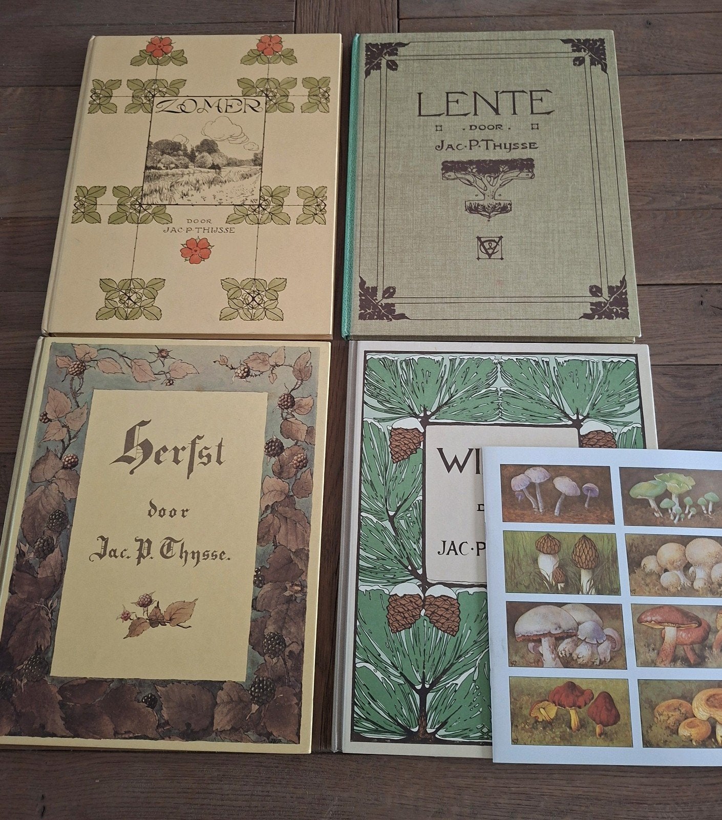 Verkade Plaatjesalbums: De Vier Seizoenen (Jac. P. Thijsse), Boeken, Ophalen of Verzenden, Gelezen, Natuur algemeen, Jac. P. Thijsse