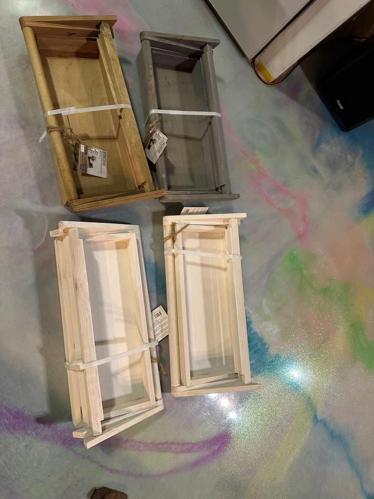 Etagère hout - Diverse kleuren beschikbaar, Huis en Inrichting, Woonaccessoires | Etagères, Ophalen, Nieuw