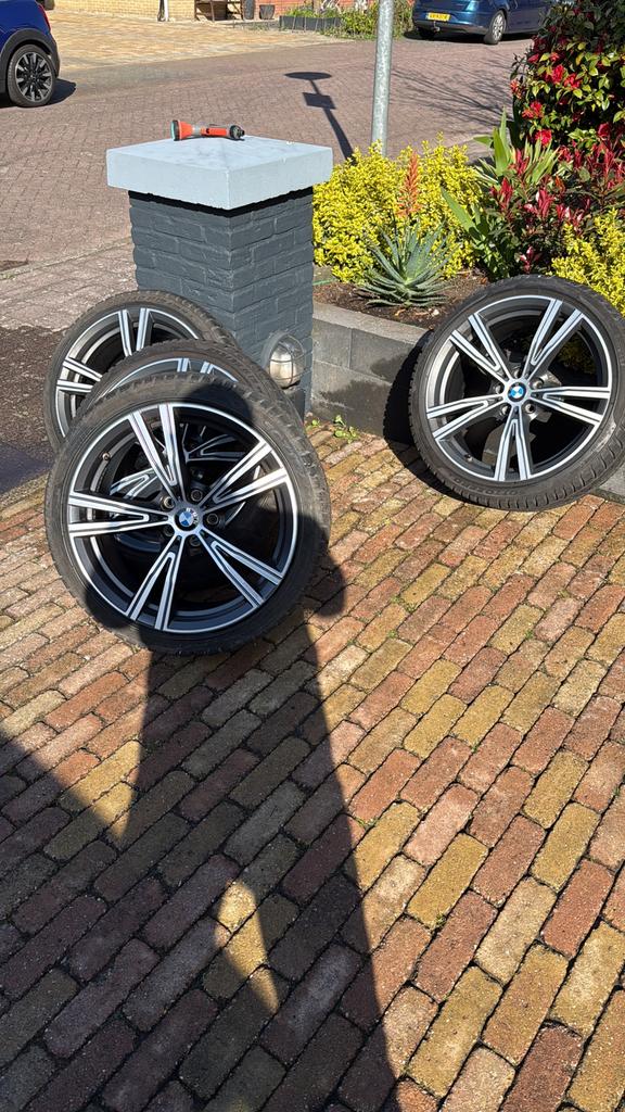19” style 793i BMW individual velgen, Auto-onderdelen, Banden en Velgen, Gebruikt, 255 mm, Velg(en), Winterbanden