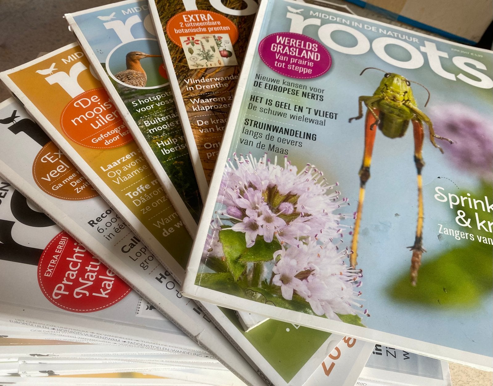 Roots Magazine 2011 t/m 2017, Ophalen, Gelezen, Wetenschap en Natuur