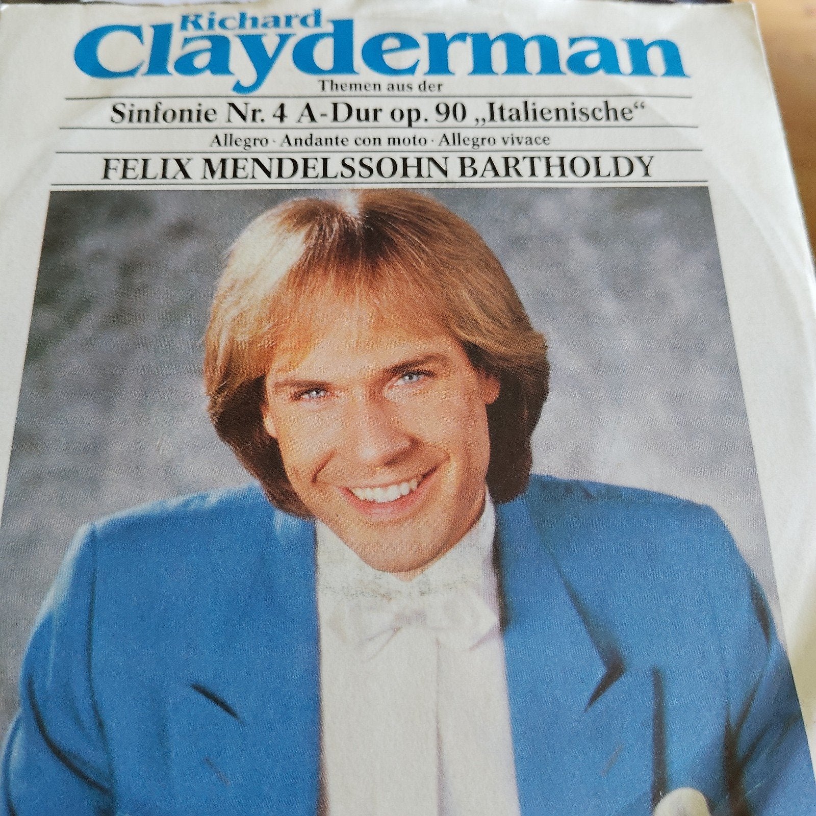 Richard Clayderman - Thema's uit Mendelssohn's Italiaanse, Cd's en Dvd's, Vinyl Singles, Ophalen of Verzenden, 7 inch