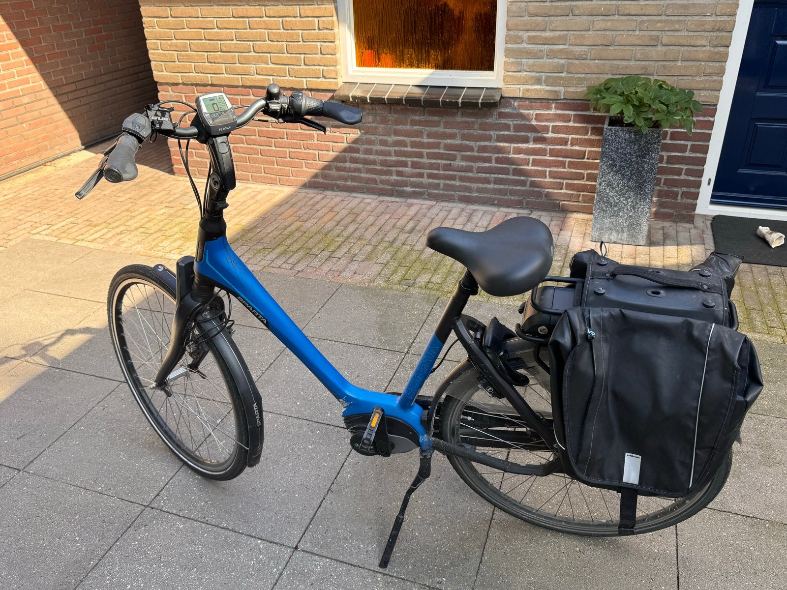 Sparta E-bike met Bosch motor en fietstassen, Ophalen, Sparta, Gebruikt, 51 tot 55 cm