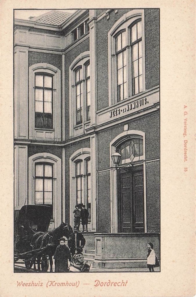 702-279-051 Dordrecht Weeshuis (Kromhout), Verzamelen, Verzenden, Voor 1920, Zuid-Holland