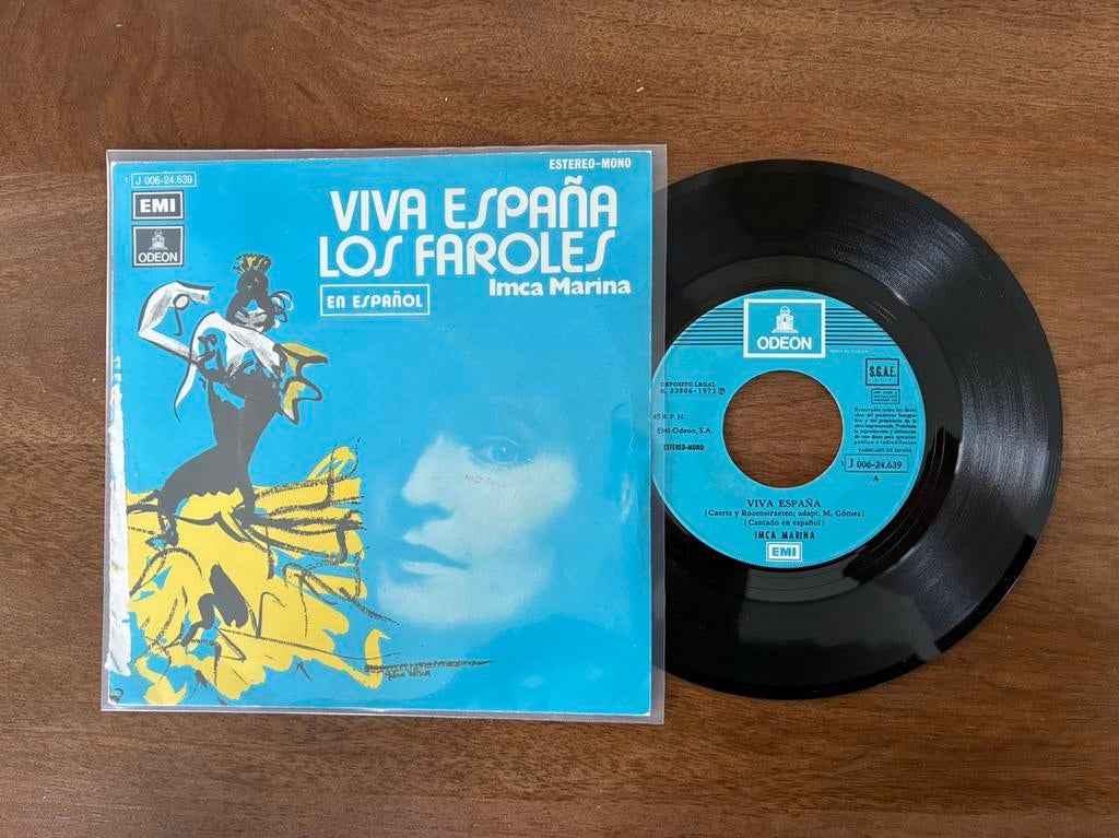 Imca Marina - Viva España ( Spaans ), Ophalen of Verzenden, 7 inch, Single