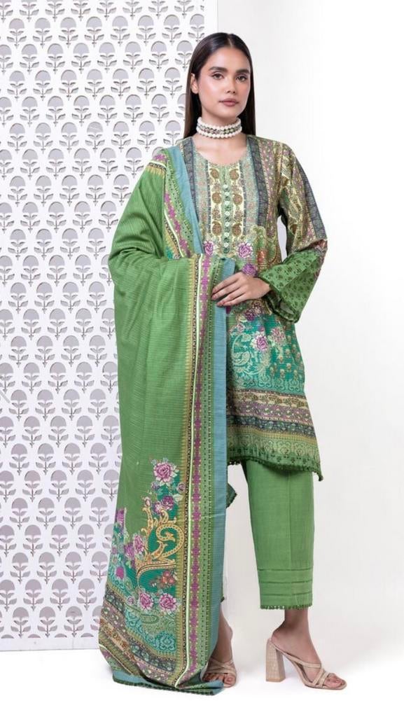 Indian bollywood salwar kameez 3 delig groen, Ophalen of Verzenden, Zo goed als nieuw, Groen, Overige typen