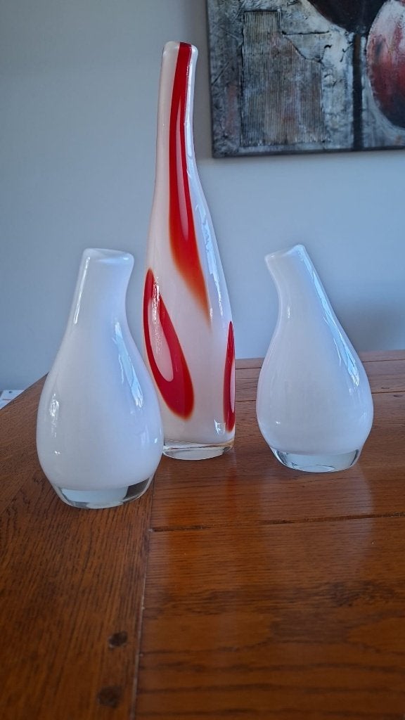 mooie glazen vazen en schalen, Ophalen, Zo goed als nieuw, Overige kleuren, Glas