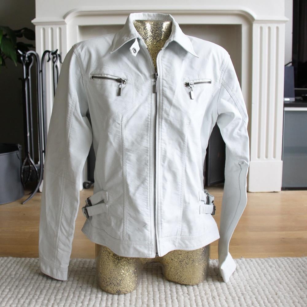 Pescara Jas (L) € 25,-, Kleding | Dames, Jassen | Winter, Zo goed als nieuw, Maat 42/44 (L), Wit, Ophalen of Verzenden