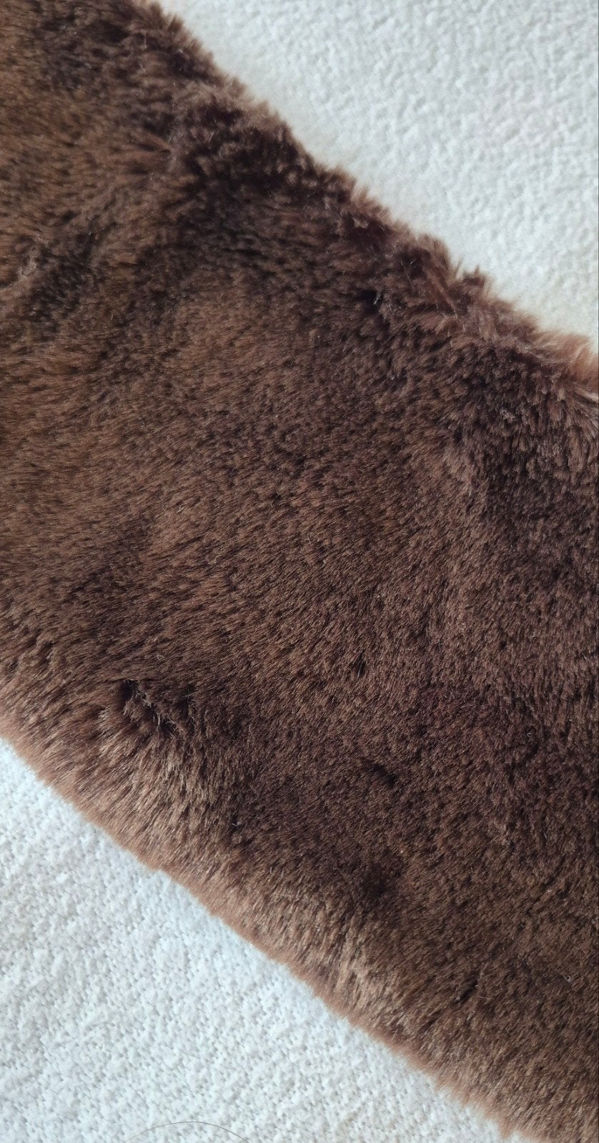 Bruine Faux Fur Kraag, Onbekend, Ophalen of Verzenden, Zo goed als nieuw
