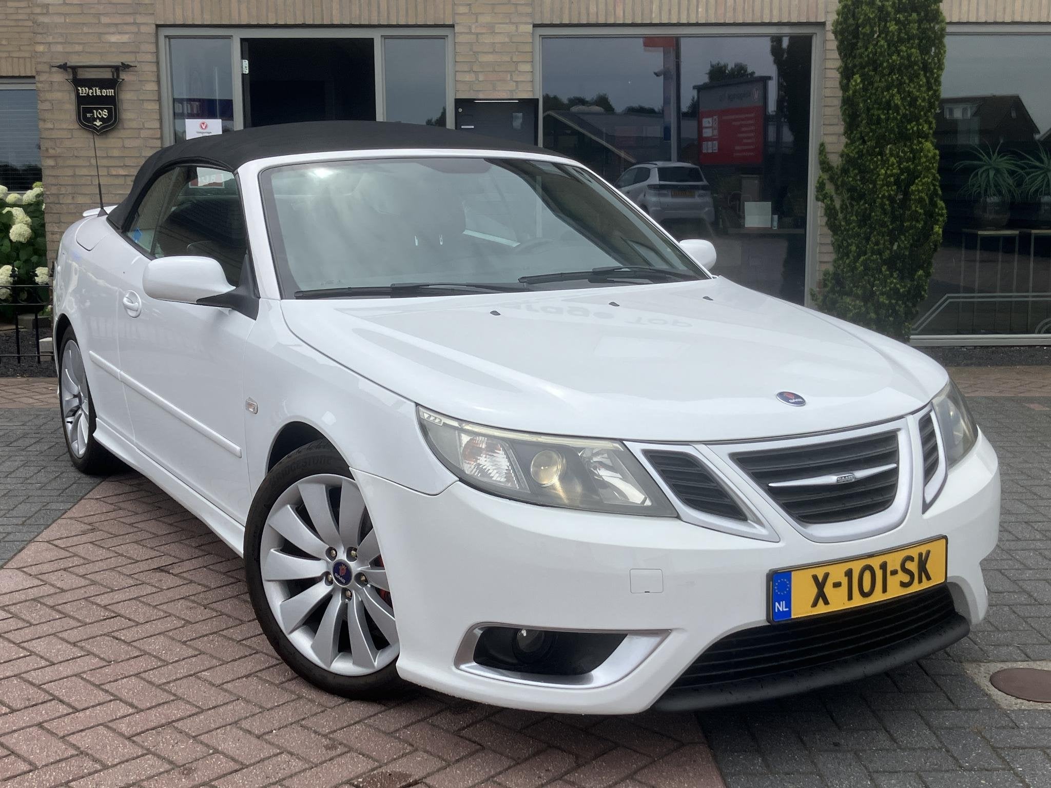 Saab 9-3 Cabrio 2.8 V6 T Aero | Leder | Cruise, Auto's, Saab, Open dak, Gebruikt, 1675 kg, Cabriolet