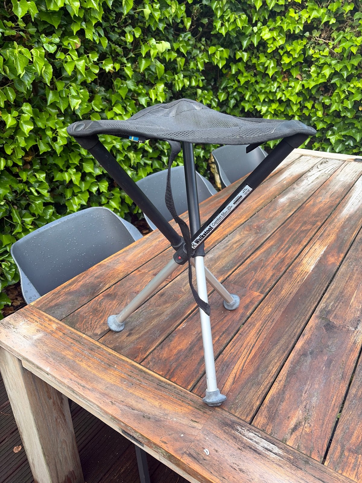 Walkstool Comfort 55 - Draagbare Campingkruk, Ophalen, Gebruikt, Campingstoel