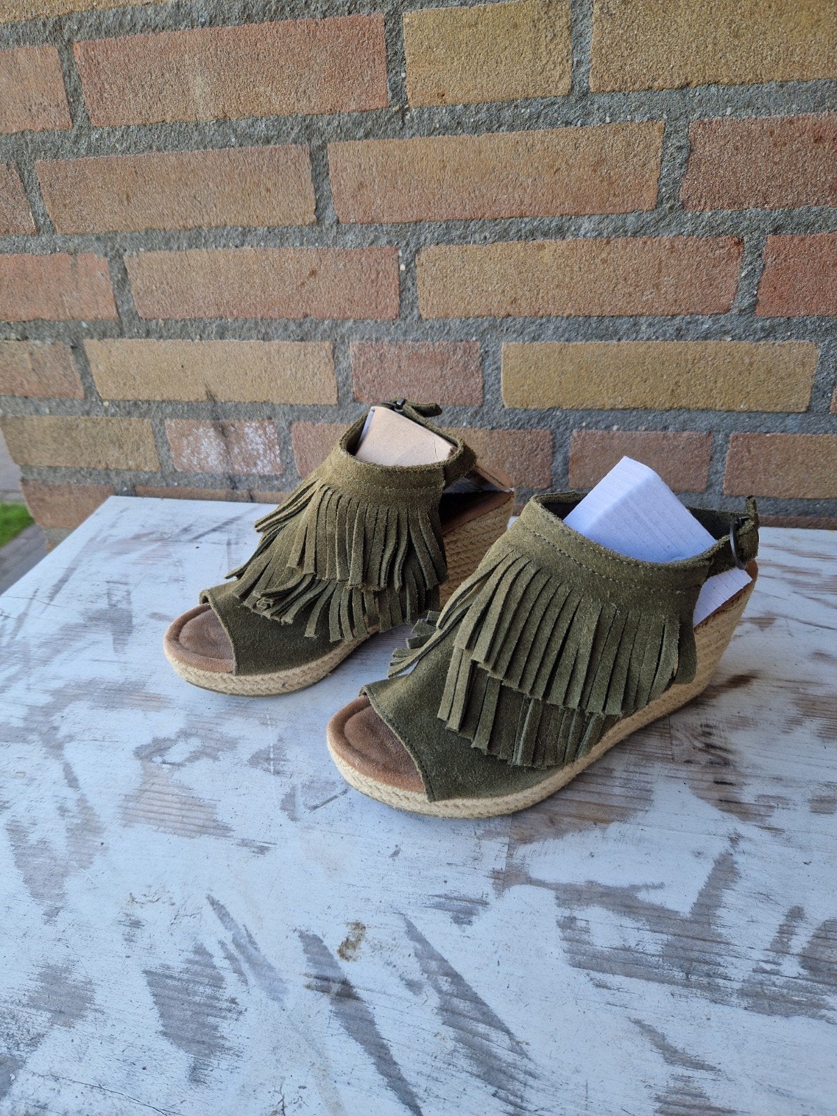 Gave Boho schoenen van MinneTonka, Ophalen of Verzenden, Minnetonka, Groen, Sneakers of Gympen