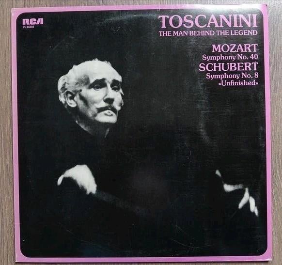 Toscanini - Mozart Symfonie 40 & Schubert Symfonie 8, Cd's en Dvd's, Gebruikt, Ophalen of Verzenden, Romantiek, 12 inch