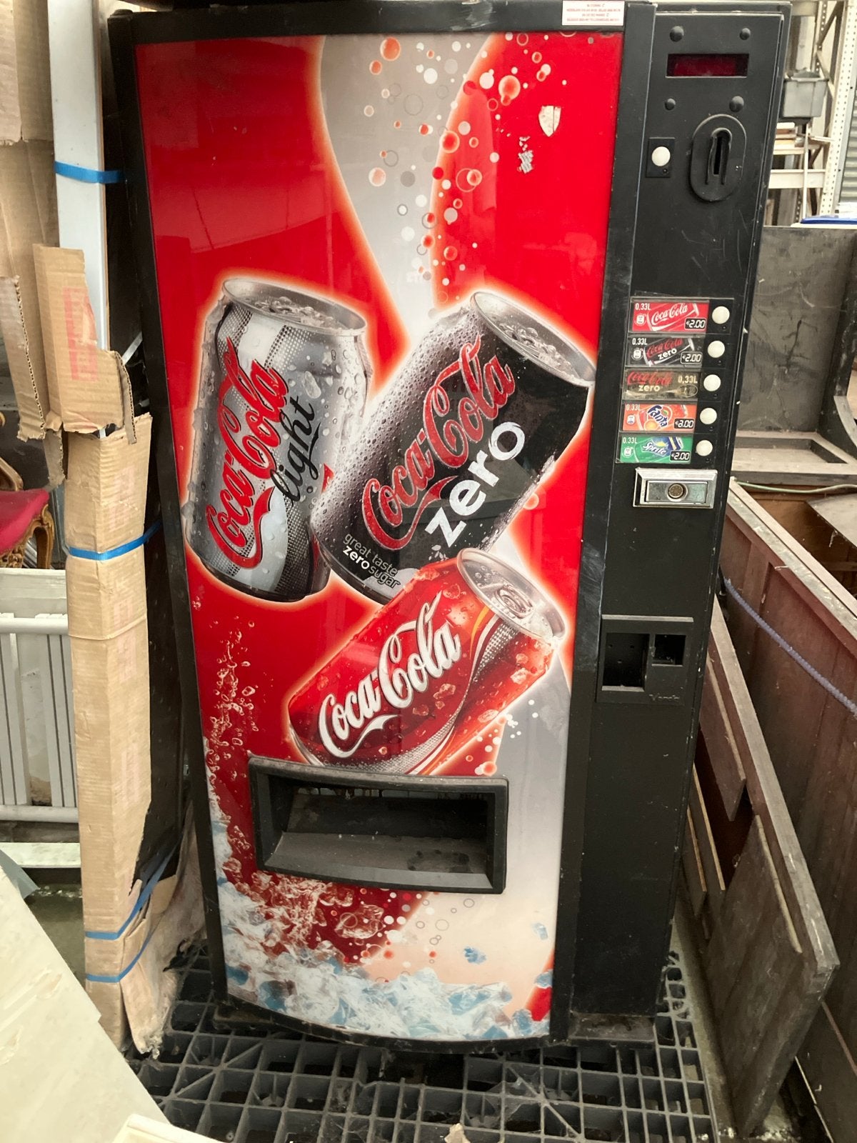 Coca-Cola frisdrankautomaat - Gebruikt, Ophalen of Verzenden, Gebruikt