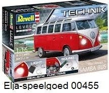 Modelbouw Revell VolkswagenT1 Technik Samba Bus 1:16 - 00455, Auto, Revell, Groter dan 1:32, Nieuw