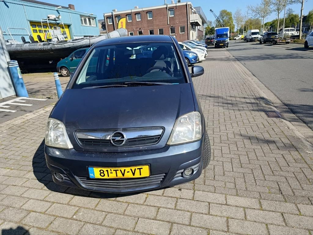Opel Meriva 1.6 16V 77KW Easytronic 2007 Grijs, Auto's, 4 cilinders, Origineel Nederlands, Grijs, Meriva