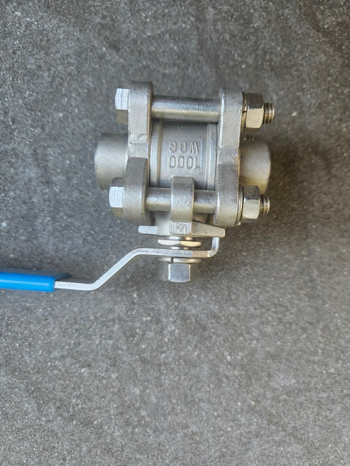SKS 316 RVS kogelkraan 3 delig wog 1000  1/2 nieuw, Minder dan 20 mm, Overige typen, Nieuw, Ophalen of Verzenden