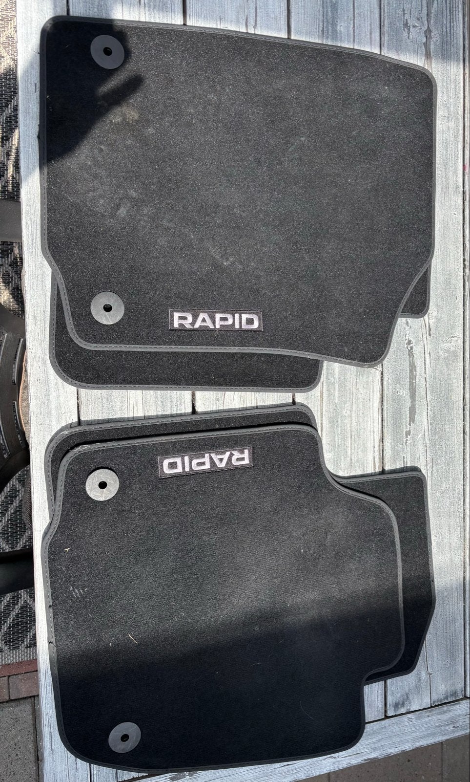 Vloermatten set voor Skoda Rapid - Zo goed als nieuw, Ophalen of Verzenden, Gebruikt